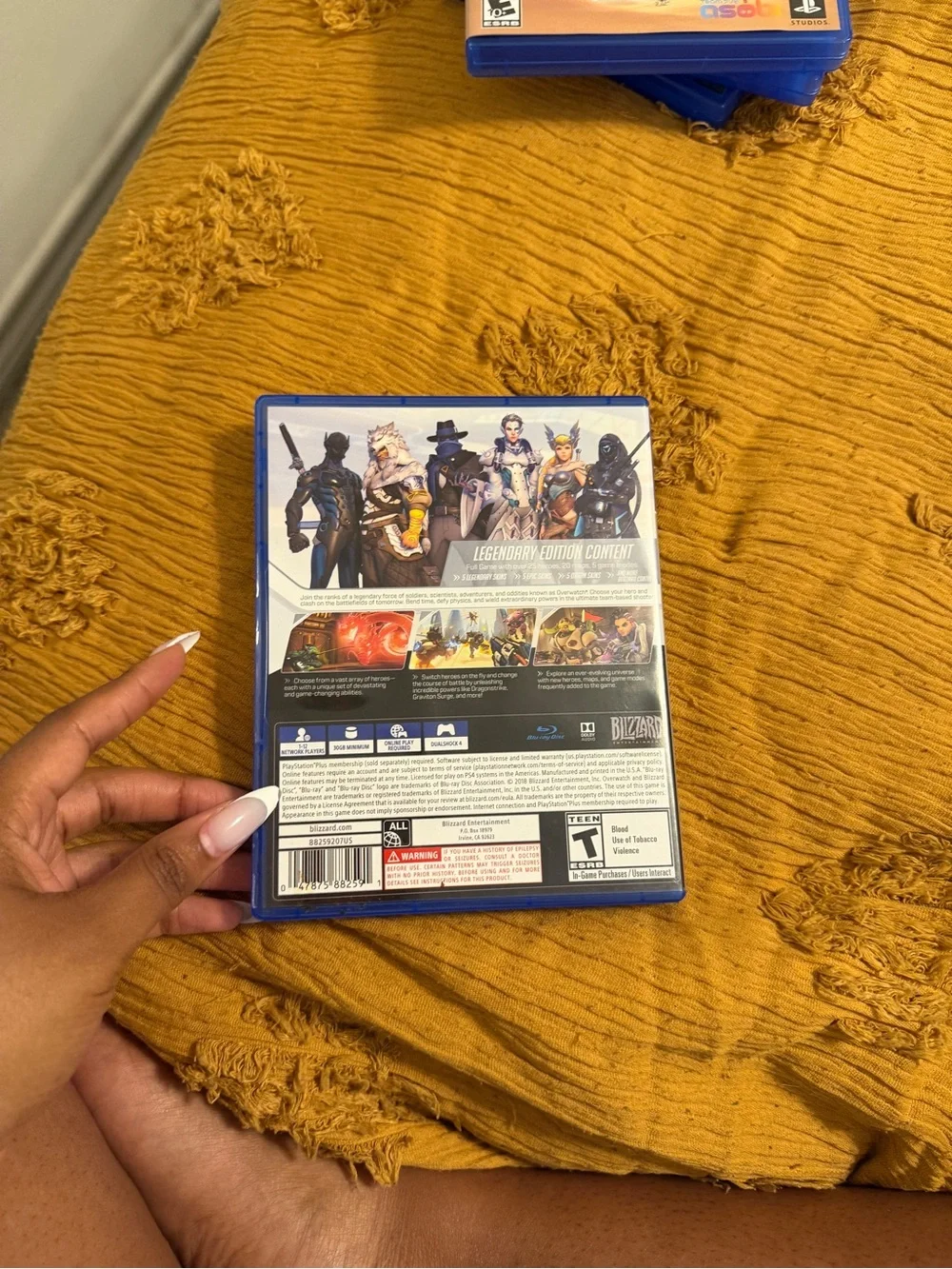 Sony PS4 Overwatch Legendary Edition - White & Blue Cover